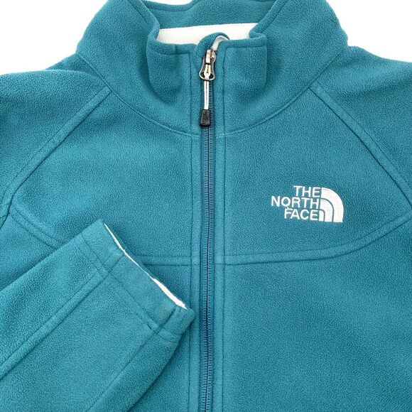 The North‎ Face Women's Small Windwall Jacket Coat Teal Zip Front Teal - Picture 1 of 7